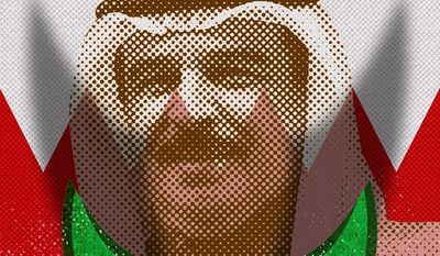 Threat to Bahrain King Illustration by Greg Groesch/The Washington Times