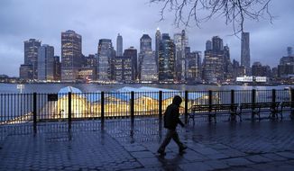The Big Apple may soon get downsized as New Yorkers cope with the high cost of living and other factors, says a new Manhattan Institute report. Democratic leadership poses great challenges. (Associated Press)