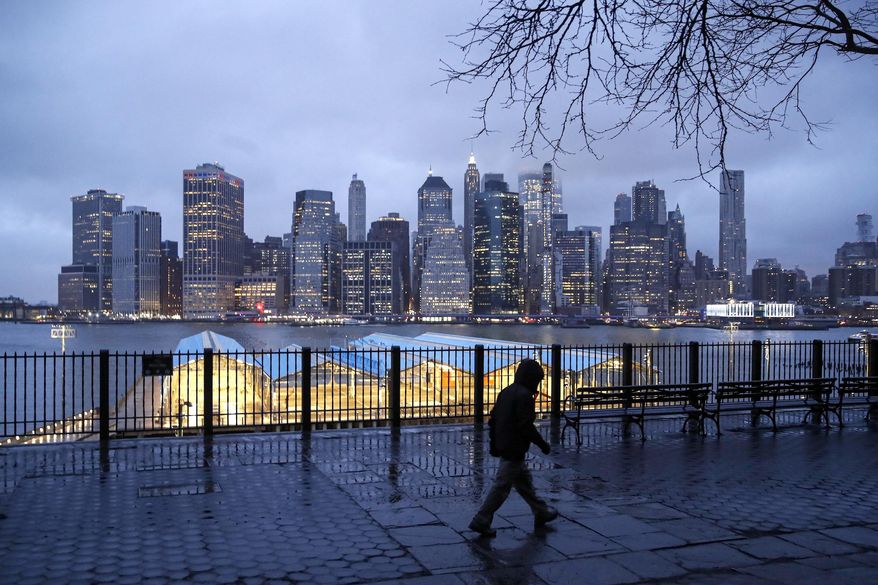 The Big Apple may soon get downsized as New Yorkers cope with the high cost of living and other factors, says a new Manhattan Institute report. Democratic leadership poses great challenges. (Associated Press)