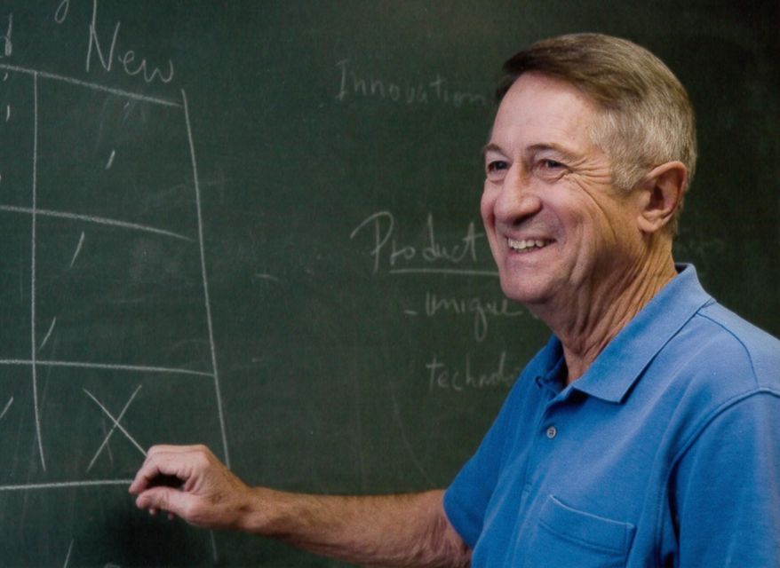 This photo provided by W.L. Gore & Associates shows Robert Gore. Robert W. Gore, whose invention of what created the breathable-yet-waterproof fabric known as Gore-Tex revolutionized outdoor wear and helped spawn uses in numerous other fields, has died, Thursday, Sept. 17, 2020. He was 83. (Eric Crossan/W.L. Gore & Associates via AP)