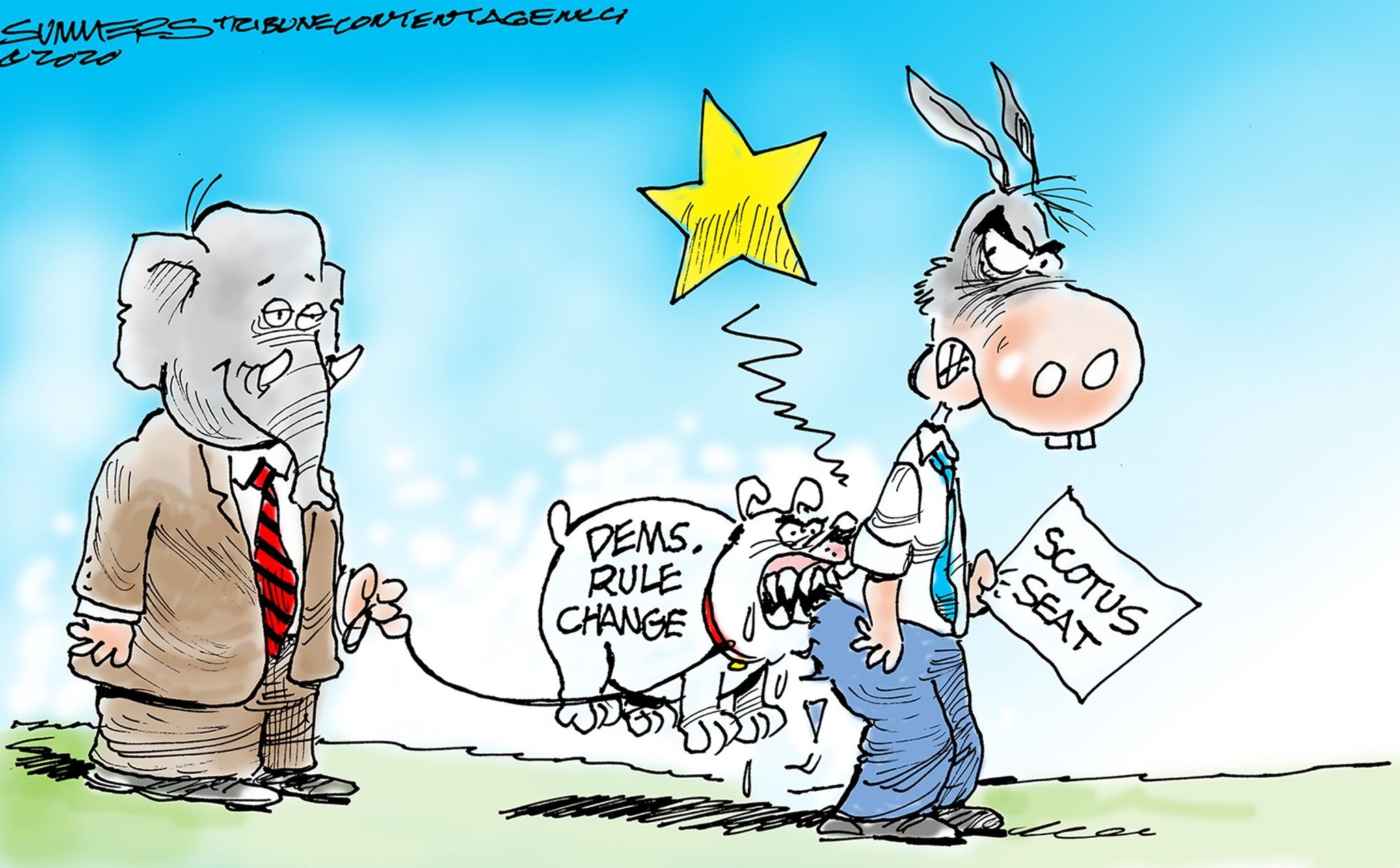 Political Cartoons - Dana Summers - Democrats rule change - Washington ...