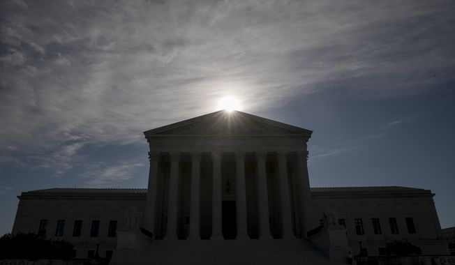 FILE - This May 4, 2020, file photo shows the Supreme Court building in Washington. (AP Photo/Andrew Harnik, File)