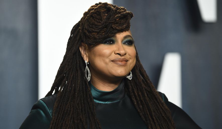 FILE - In this Sunday, Feb. 9, 2020, file photo, Ava DuVernay arrives at the Vanity Fair Oscar Party, in Beverly Hills, Calif. DuVernay will be honored in October 2020 by MacDowell, which is presenting its inaugural Marian MacDowell Arts Advocacy Award to her media company and arts collective ARRAY. (Photo by Evan Agostini/Invision/AP, File)