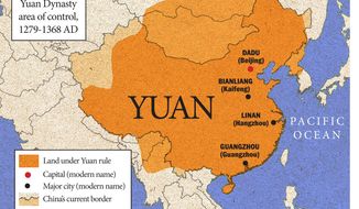 Map of Yuan Dynasty empire    The Washington Times