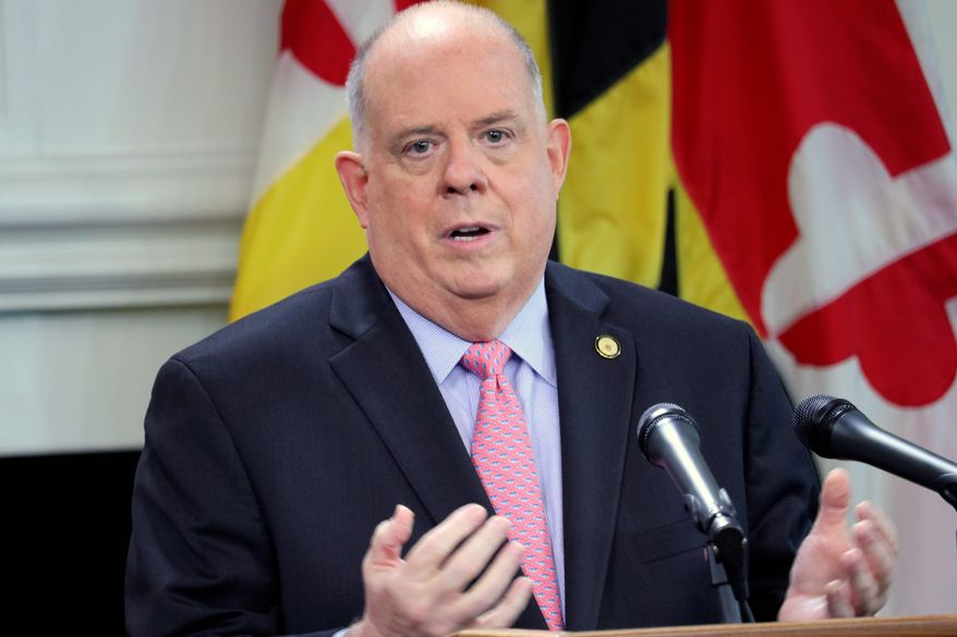 "Our new state efforts allow for more flexibility for compassionate care visits to support residents who need emotional and spiritual support," Maryland Gov. Larry Hogan said about the nursing home policy. (Associated Press)