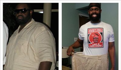Nutirtion coach James Tate lost 200 pounds by changing his eating habits. His company Beyond W8 Loss Wellness Center has gotten a boost from shifting to a virtual platform during the pandemic. (Courtesy of James Tate)