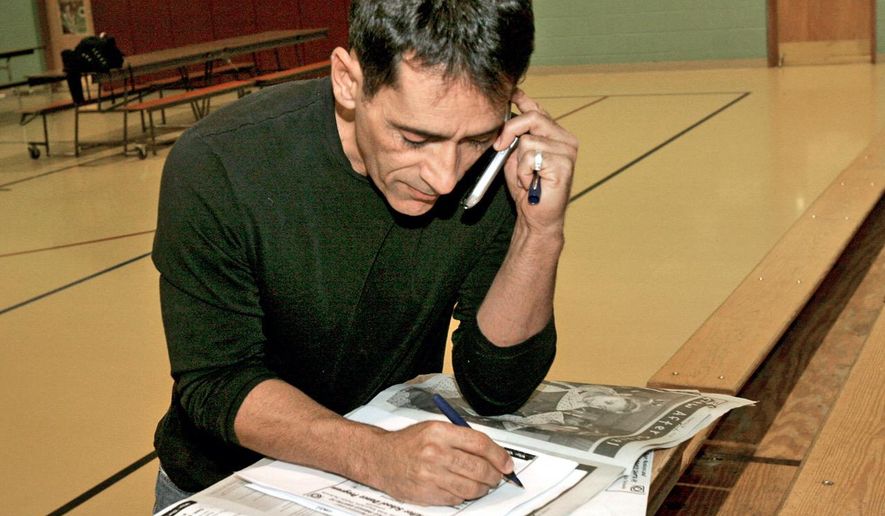 File-Arts educator and Democratic legislative candidate Roger Montoya, of Velarde, N.M. pictured here in 2008 at the San Juan Elementary in Okhay Owingeh, N.M., has acknowledged his participation in two pornographic films in the 1980s as a college student and indicated he has no intention of dropping out of the race. Montoya said Monday, Oct. 5, 2020, that he is not proud of it but believes the experience helped him better understand exploitation and the need to provide opportunities for youths. The state Republican Party called on Montoya to withdraw from the state House race against GOP candidate Justin Salazar-Torrez of Espanola, while prominent Democrats rallied behind Montoya. (Jane Phillips/Santa Fe New Mexican via AP)