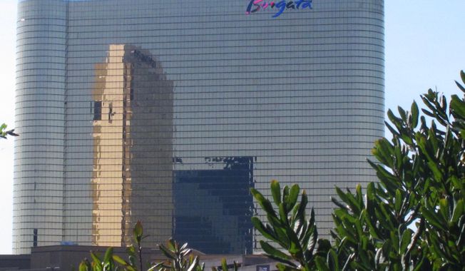 This Oct. 1, 2020 photo shows the exterior of the Borgata casino in Atlantic City, N.J. On Oct. 13, 2020, a federal judge in Nevada ruled that a forensic examiner may go through a phone owned by a former Borgata exec who took a new job at the Ocean Casino resort to see if he had copied any Borgata customer information or trade secrets onto it. (AP Photo/Wayne Parry)