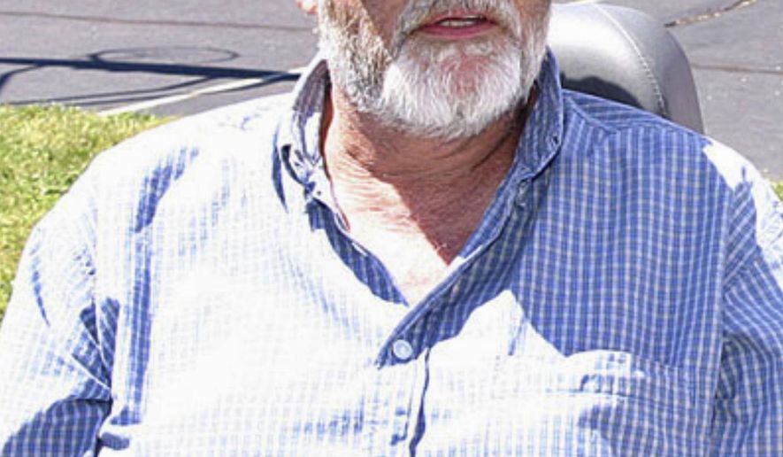 This 2004 photo shows Christopher Pendergast, a suburban New York teacher who turned a dreaded Lou Gehrig’s Disease diagnosis into a decades-long campaign to raise awareness and fund research. Pendergast died from the illness on Wednesday, Oct. 14, 2020. He was 71. (AP Photo/Michael Sisak)