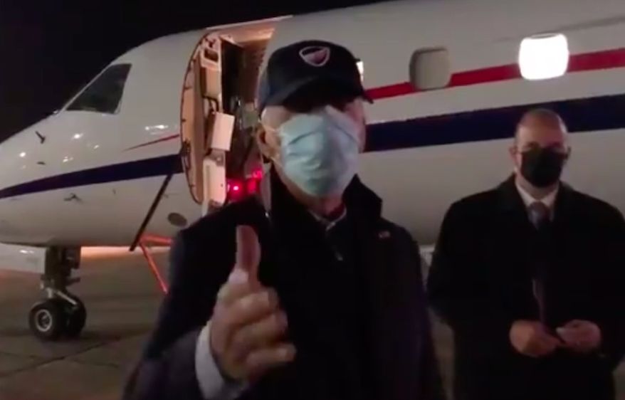 Democratic presidential nominee Joe Biden snapped at CBS News reporter Bo Erickson Friday night for asking about a New York Post report the vice president described as a "smear campaign." (Screenshot via Twitter/@BoKnowsNews)