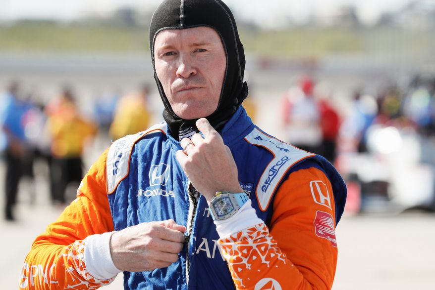 Scott Dixon has 50 career IndyCar victories, ranking him third all-time behind A.J. Foyt and Mario Andretti. Dixon seeks his sixth IndyCar title Sunday. (Associated PRess)