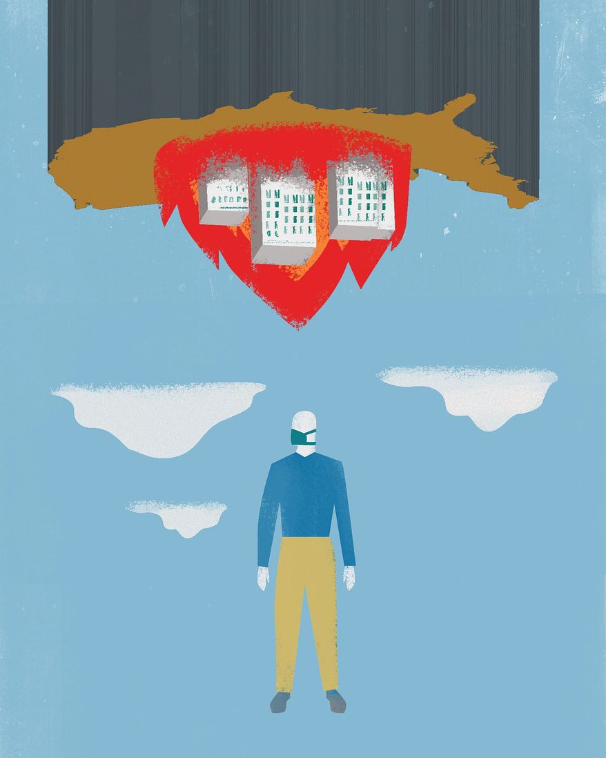 Changes to American life after COVID-19 pandemic become permanent? Illustration by The Washington Times
