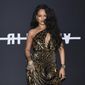 Singer and fashion designer Rihanna attends the &amp;quot;Rihanna&amp;quot; book launch event in New York on Oct. 11, 2019. (Photo by Evan Agostini/Invision/AP, File)
