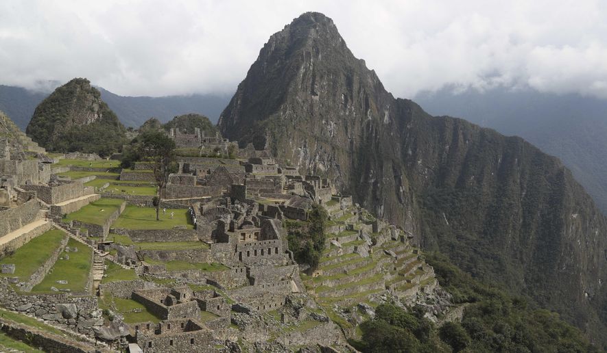 The Machu Picchu archeological site is devoid of tourists while it&#x27;s closed amid the COVID-19 pandemic, in the department of Cusco, Peru, Tuesday, Oct. 27, 2020. Currently open to maintenance workers only, the world-renown Incan citadel of Machu Picchu will reopen to the public on Nov. 1. (AP Photo/Martin Mejia)
