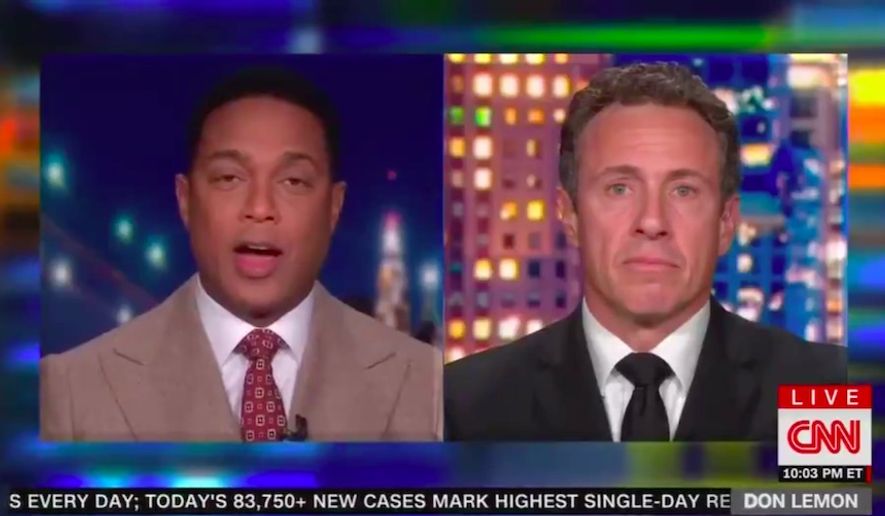 CNN host Don Lemon said Thursday he &quot;had to get rid of&quot; a lot of President Trump-supporting friends during the coronavirus pandemic, because he thinks they are &quot;too far gone&quot; in their delusions and &quot;have to hit rock bottom like an addict&quot; in order to accept reality. (Screenshot via CNN)