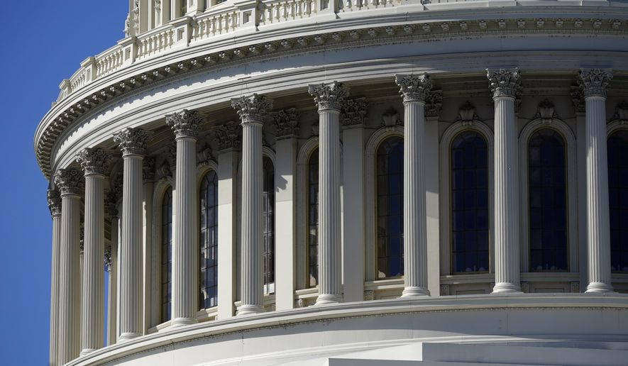 This Monday, Nov. 2, 2020, file photo shows the U.S. Capitol building in Washington. (AP Photo/Patrick Semansky, File)