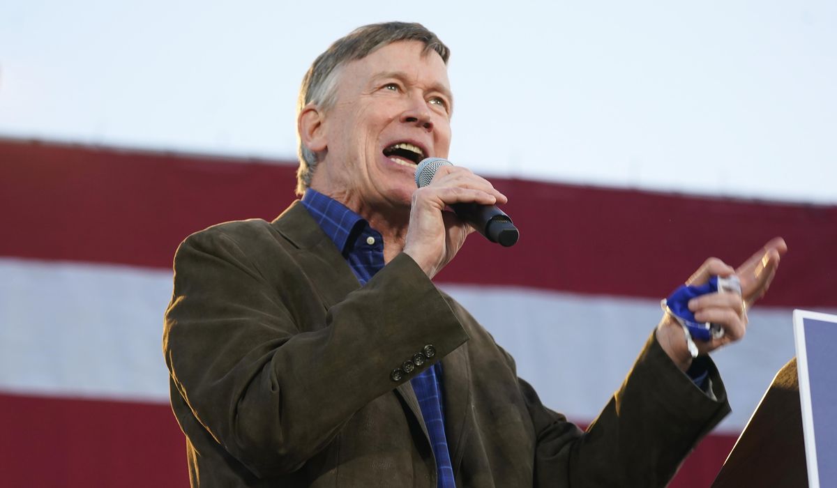 NextImg:Sen. John Hickenlooper hints at Biden dropping out to protect U.S. interests