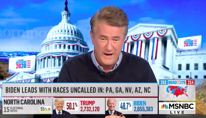 MSNBC host Joe Scarborough opened &quot;Morning Joe&quot; Thursday morning by ranting against President Trump-supporting evangelicals who have a false sense of &quot;victimhood&quot; and persecution. (Screenshot via MSNBC)