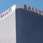 This Oct. 1, 2020, photo shows the exterior of Bally&#39;s casino in Atlantic City, N.J. On Nov. 4, 2020, officials with Twin River Worldwide Holdings, a Rhode Island firm that&#39;s buying Bally&#39;s for $25 million, said they can make it &amp;quot;a place to see and be seen&amp;quot; by investing $90 million into the aging casino and boosting its offerings. (AP Photo/Wayne Parry)