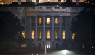 The White House in Washington, is seen early Sunday, Nov. 8, 2020, the morning after incumbent President Donald Trump was defeated by his Democratic challenger, President-elect Joe Biden. Vice President-elect Kamala Harris is set to become the highest-ranking woman in the nation&#39;s history. (AP Photo/J. Scott Applewhite)