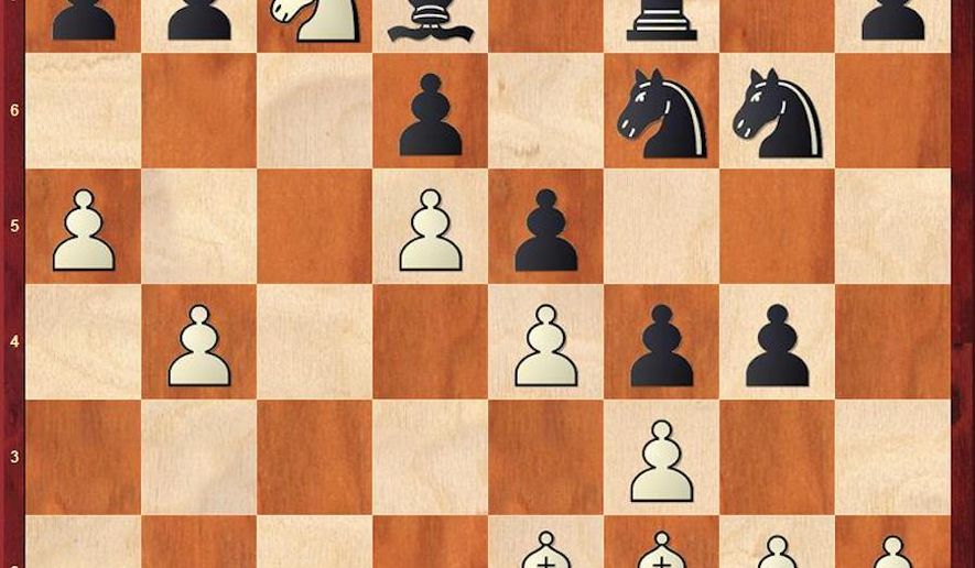 Piket-Kasparov after 20. Nc7.