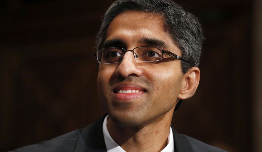 FILE - In this Feb. 4, 2014, photo, then U.S. Surgeon General appointee Dr. Vivek Murthy appears on Capitol Hill in Washington. Murthy has been named as co-chair by President-elect Joe Biden to his COVID-19 advisory board. (AP Photo/Charles Dharapak, File)