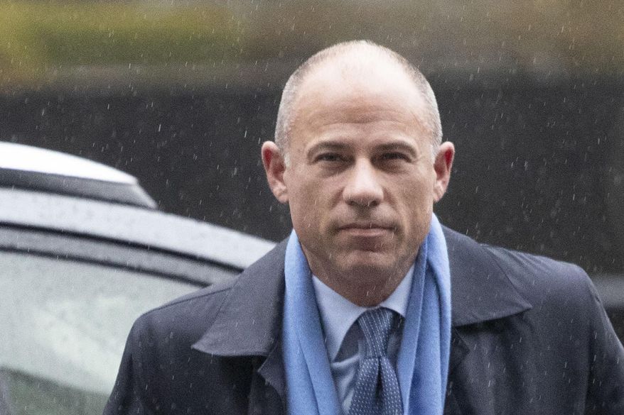 FILE - In this Dec. 17, 2019, file photo, attorney Michael Avenatti arrives at federal court in New York. A judge has set an April 2021 date for Avenatti to face trial on charges that he cheated ex-client Stormy Daniels out of proceeds from her book, &amp;quot;Full Disclosure.&amp;quot; Avenatti, who wrote the forward for the book, has pleaded not guilty. (AP Photo/Mark Lennihan, File)