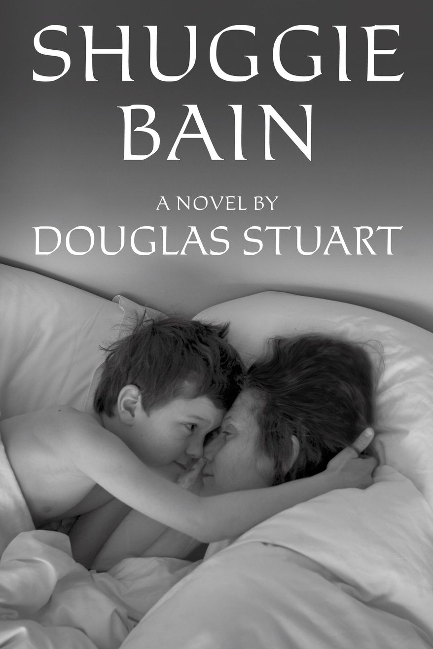 This cover image released by Grove shows "Shuggie Bain," a novel by Douglas Stuart. The Scottish writer has won the Booker Prize for fiction  for his novel about a boy’s turbulent coming of age in hardscrabble 1980s Glasgow. Stuart won the prestigious 50,000 pound ($66,000) award for his first published novel. (Grove via AP)