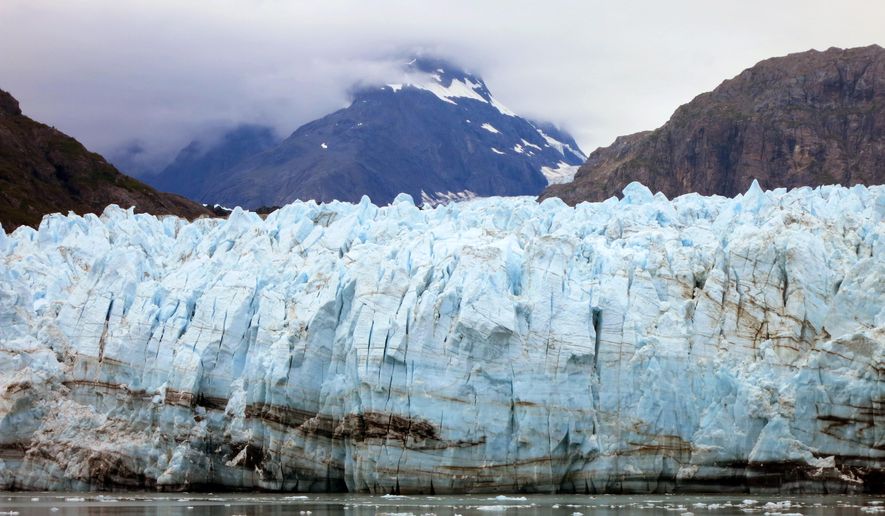 FILE - In this July 30, 2014, photo is Margerie Glacier, one of many glaciers that make up Alaska&#x27;s Glacier Bay National Park. U.S. officials on Friday, Nov. 20, 2020, released details on proposed land conservation purchases for the coming year amid bipartisan objection to restrictions on how the government&#x27;s money can be spent. (AP Photo/Kathy Matheson, File)