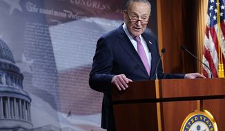 Senate Minority Leader Sen. Chuck Schumer of N.Y., speaks on Capitol Hill in Washington, Tuesday, Dec. 1, 2020. (AP Photo/Susan Walsh)