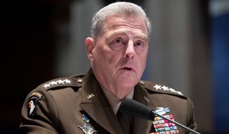 Joint Chiefs of Staff Chairman Gen. Mark A. Milley has expressed his support for changing how the military conducts investigations of sexual assault. (ASSOCIATED PRESS)  **FILE**