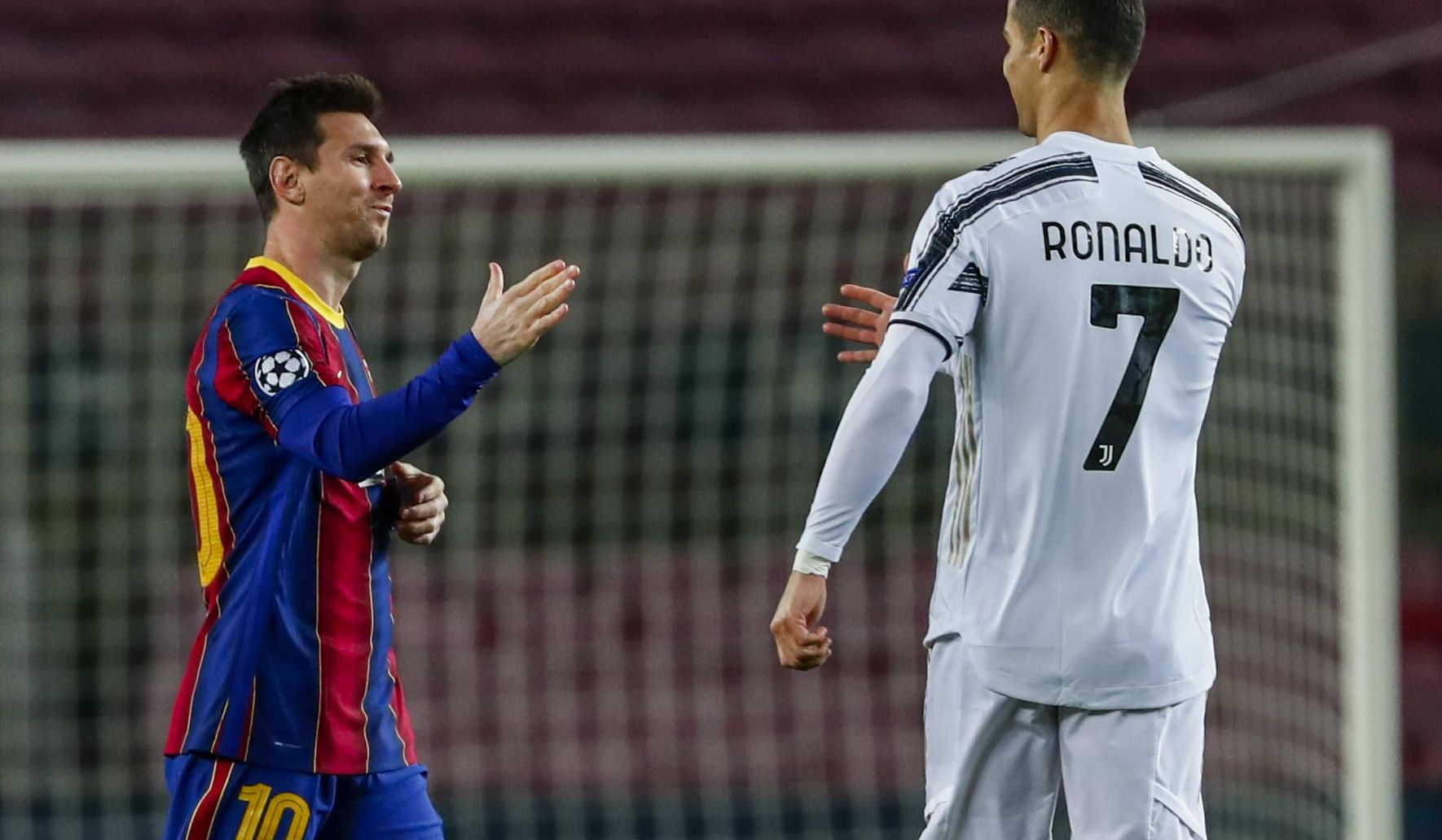 Ronaldo tops Messi with 2 goals in Juve's 3-0 win at Barca