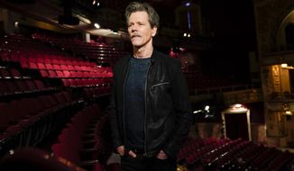 This image released by CBS shows Kevin Bacon, who will co-host and executive produce “Play On: Celebrating The Power of Music to Make Change” a one-hour benefit concert special to raise funds for the NAACP Legal Defense and Educational Fund, Inc. (LDF) and WhyHunger. The special will be broadcast on Tuesday, Dec. 15 on CBS. (Michele Crowe/CBS via AP)