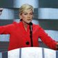 FILE - In this July 28, 2016, file photo, former Michigan Gov. Jennifer Granholm speaks during the final day of the Democratic National Convention in Philadelphia. Biden is expected to pick his former rival Pete Buttigieg as secretary of transportation and Granholm as energy secretary.  (AP Photo/J. Scott Applewhite, File)