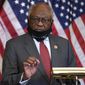 In this Sept. 17, 2020, file photo, House Majority Whip James Clyburn, of S.C., speaks during a news conference about COVID-19, on Capitol Hill in Washington. (AP Photo/Jacquelyn Martin, File)