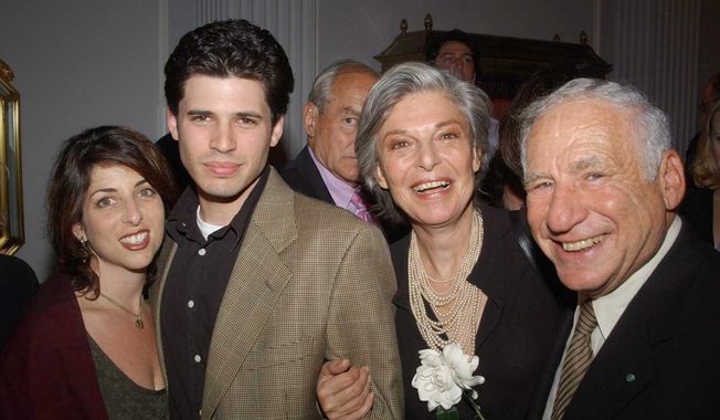 Michelle and Max Brooks with his parents Anne Bancroft and Mel Brooks. (Photo courtesy of Max Brooks.)