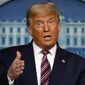 In this Nov. 5, 2020, file photo President Donald Trump speaks at the White House in Washington. (AP Photo/Evan Vucci, File)