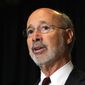 Pennsylvania Gov. Tom Wolf, a Democrat, slammed the doors on businesses with a strict lockdown that, at that point, would supposedly ease hospital overcrowding and &quot;flatten the curve.&quot; (Christopher Millette/Erie Times-News via AP, File)