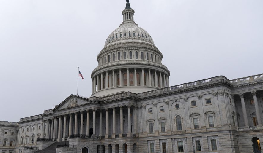 The U.S. Capitol is seen, Thursday, Dec. 24, 2020, in Washington. (AP Photo/Jacquelyn Martin) ** FILE **