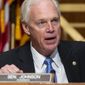 Senate Homeland Security and Governmental Affairs Committee Chairman Ron Johnson, R-Wis., speaks during a hearing to discuss election security and the 2020 election process on Wednesday, Dec. 16, 2020, on Capitol Hill in Washington. (Jim Lo Scalzo/Pool via AP)