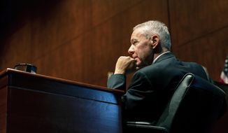 In this June 24, 2020, file photo, Rep. Ken Buck, R-Colo., listens during a hearing on Capitol Hill in Washington.  (Anna Moneymaker/The New York Times via AP, Pool, File)  **FILE**