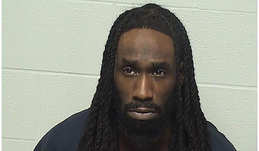 This undated photo provided by the Lake County Sheriff's Office, in Illinois, shows Lynell P. Glover. Glover is charged with aggravated battery in the fatal shooting of a teenager and the wounding of another in a dispute over a stolen vehicle, authorities said Monday, Jan. 4, 2021. (Lake County Sheriff's Office via AP)
