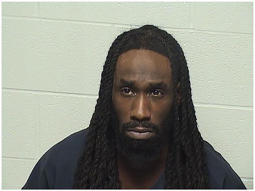 This undated photo provided by the Lake County Sheriff's Office, in Illinois, shows Lynell P. Glover. Glover is charged with aggravated battery in the fatal shooting of a teenager and the wounding of another in a dispute over a stolen vehicle, authorities said Monday, Jan. 4, 2021. (Lake County Sheriff's Office via AP)