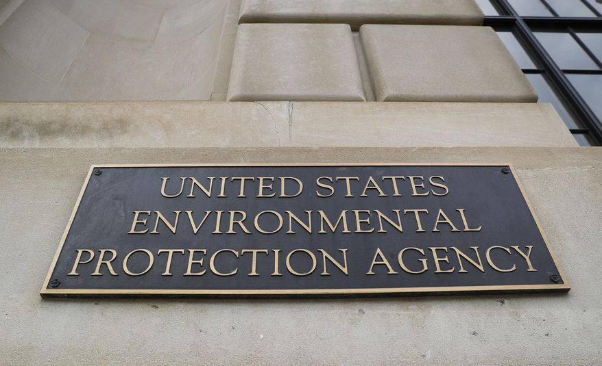 In this Sept. 21, 2017, file photo, the Environmental Protection Agency (EPA) Building is shown in Washington.  (AP Photo/Pablo Martinez Monsivais, File)  **FILE**
