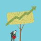 Illustration on investing in the Biden era by Linas Garsys/The Washington Times