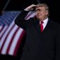 President Donald Trump arrives to speak at a campaign rally. (AP Photo/Evan Vucci, File)