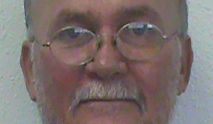 This photo provided by the Oklahoma Department of Corrections shows Tommy Ward, who has spent 35 years in prison in a murder case featured in the book and television series ‘The Innocent Man'. The Court of Criminal Appeals ruled Thursday, Jan. 7, 2021 that 60-year-old Tommy Ward remain imprisoned while the state appeals the lower court's ruling. (Oklahoma Department of Corrections via AP)