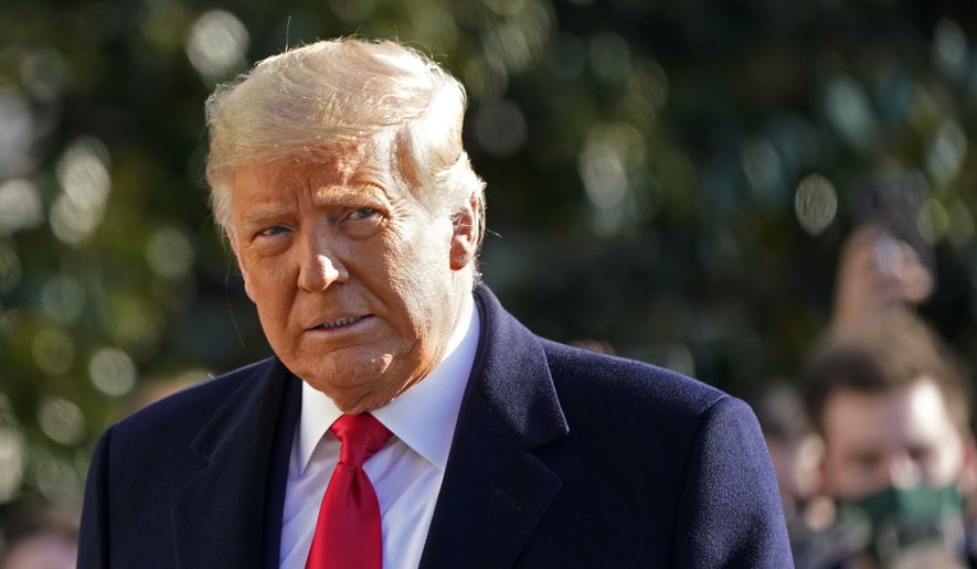 The news media is offering a play-by-play accounting of President Trump’s fight to retain some normalcy in his last few days in office. (AP Photo/Gerald Herbert )