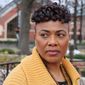 In this Jan 10, 2018 file photo, Bernice King poses for a photograph at the King Center, in Atlanta. (AP Photo/Robert Ray, File)