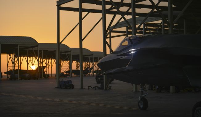 FILE - In this April 24, 2019, file photo released by the U.S. Air Force, an F-35A Lightning II fighter jet prepares to taxi and take off from Al-Dhafra Air Base in the United Arab Emirates, on April 24, 2019. The United States called Bahrain and the United Arab Emirates &amp;quot;major security partners&amp;quot; early Saturday, Jan. 16, 2021, a previously unheard of designation for the two countries home to major American military operations. (Staff Sgt. Chris Drzazgowski/U.S. Air Force via AP)
